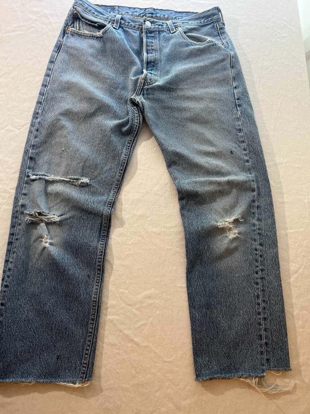 Levi's 501 Vintage, 2001 y2k, 555 Made in USA. Red Tab.